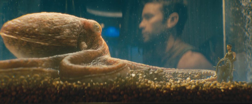 Season 4 of The Boys delivered the fully CG octopus character, Ambrosius. A challenge was crafting a believable yet expressive sea creature and keeping it grounded while still embracing the show’s signature absurdity. (Image courtesy of Prime Video)